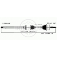PG-8-33-221A InterParts Приводной вал
