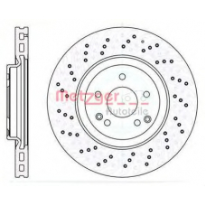 61138.10 METZGER Тормозной диск