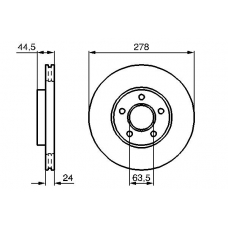 0 986 479 069 BOSCH Тормозной диск