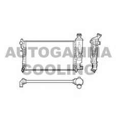 103547 AUTOGAMMA Радиатор, охлаждение двигателя