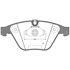 BPA0857.00 OPEN PARTS Комплект тормозных колодок, дисковый тормоз