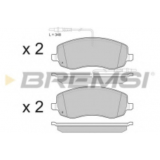 BP3499 BREMSI Комплект тормозных колодок, дисковый тормоз