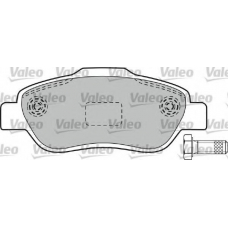 598696 VALEO Комплект тормозных колодок, дисковый тормоз