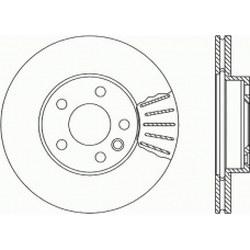 BDR1676.20 OPEN PARTS Тормозной диск