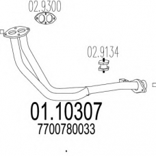 01.10307 MTS Труба выхлопного газа