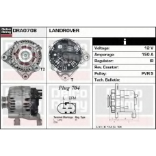DRA0708 DELCO REMY Генератор
