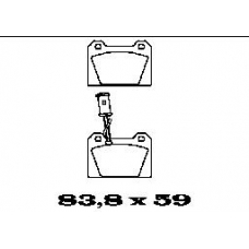 BL1144A2 FTE Колодки тормозные