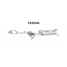 FA25344 VENEPORTE Глушитель выхлопных газов конечный