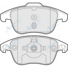 PAD1534 APEC Комплект тормозных колодок, дисковый тормоз