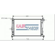 2003101 KUHLER SCHNEIDER Радиатор, охлаждение двигател