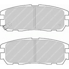 FSL1017 FERODO Комплект тормозных колодок, дисковый тормоз