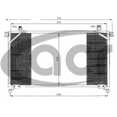300401 ACR Конденсатор, кондиционер