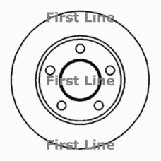 FBD108 FIRST LINE Тормозной диск