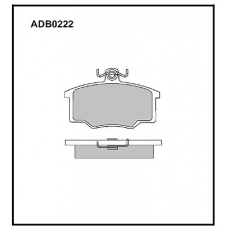 ADB0222 Allied Nippon Тормозные колодки