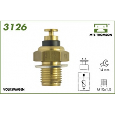 3126 MTE-THOMSON Датчик, температура масла; Датчик, температура охл