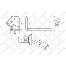 10-35016-SX STELLOX Теплообменник, отопление салона