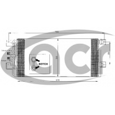 300200 ACR Конденсатор, кондиционер