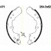 8100 60471 TRISCAN Комплект тормозных колодок