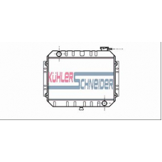 0211001 KUHLER SCHNEIDER Радиатор, охлаждение двигател