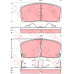 GDB886 TRW Комплект тормозных колодок, дисковый тормоз