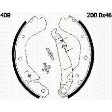 8100 24409 TRIDON Brake shoes