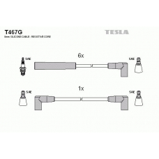T467G TESLA Комплект проводов зажигания