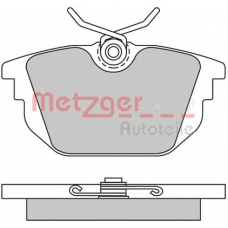 1170497 METZGER Комплект тормозных колодок, дисковый тормоз