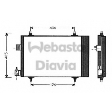 82D0225250A WEBASTO Конденсатор, кондиционер