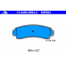 13.0460-5984.2 ATE Комплект тормозных колодок, дисковый тормоз