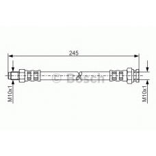1 987 476 876 BOSCH Тормозной шланг