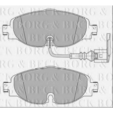 BBP2381 BORG & BECK Комплект тормозных колодок, дисковый тормоз