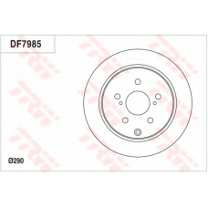 DF7985 TRW Тормозной диск