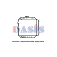 210700N AKS DASIS Радиатор, охлаждение двигателя