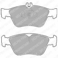 LP1588 DELPHI Комплект тормозных колодок, дисковый тормоз