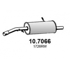 10.7066 ASSO Глушитель выхлопных газов конечный