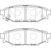 FD7281A NECTO Комплект тормозных колодок, дисковый тормоз