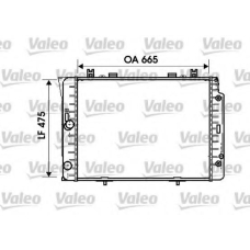 734631 VALEO Радиатор, охлаждение двигателя
