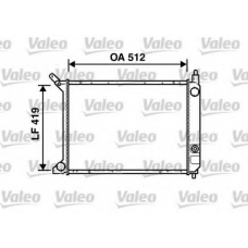 732364 VALEO Радиатор, охлаждение двигателя