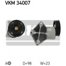 VKM 34007 SKF Натяжной ролик, поликлиновой  ремень