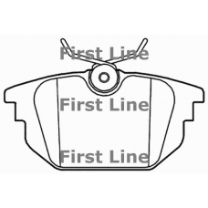 FBP3499 FIRST LINE Комплект тормозных колодок, дисковый тормоз