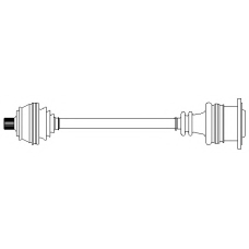 17-1088 METELLI Приводной вал