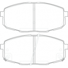 PN-0373 JNBK Колодки тормозные