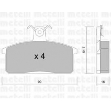 22-0026-0 METELLI Комплект тормозных колодок, дисковый тормоз