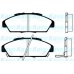 BP-2015 KAVO PARTS Комплект тормозных колодок, дисковый тормоз