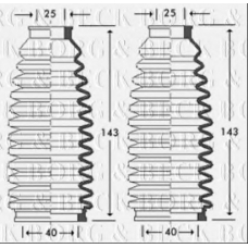 BSG3260 BORG & BECK Пыльник, рулевое управление