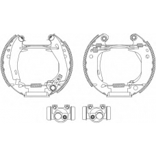 8DB 355 003-841 HELLA Комплект тормозных колодок