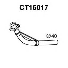 CT15017 VENEPORTE Труба выхлопного газа