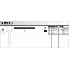 XC913 QUINTON HAZELL Комплект проводов зажигания