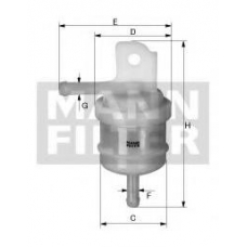 WK 31/80 MANN-FILTER Топливный фильтр