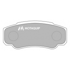 LVXL1089 MOTAQUIP Комплект тормозных колодок, дисковый тормоз